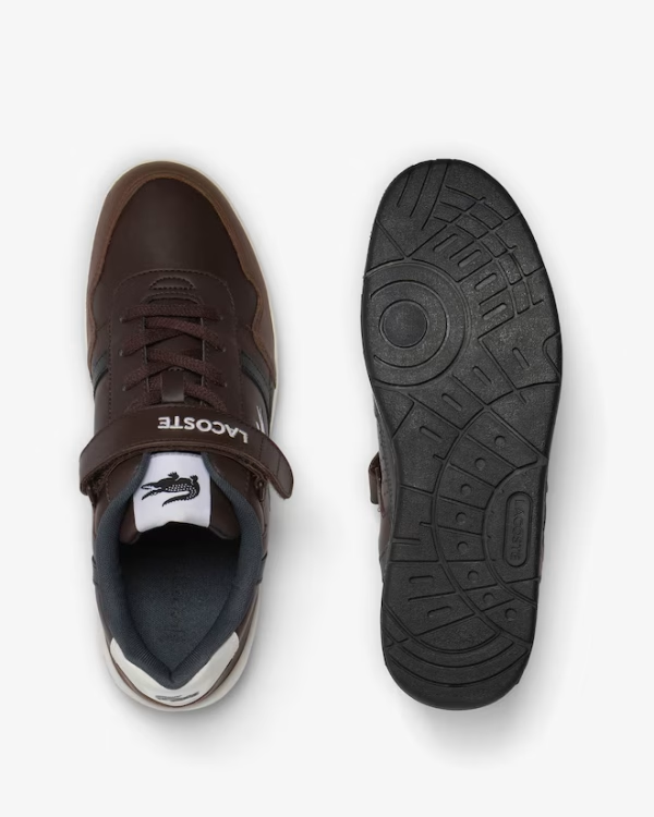 LEATHER SNEAKERS WITH VELCRO BAND FOR SUPPORT image 3